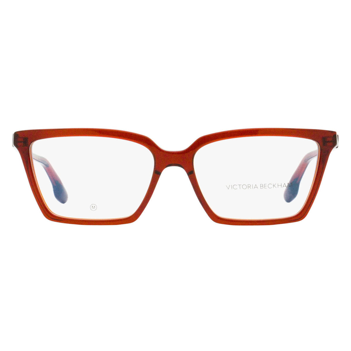 Victoria Beckham Flared Rectangular Eyeglasses VB2653 001 Black 55mm