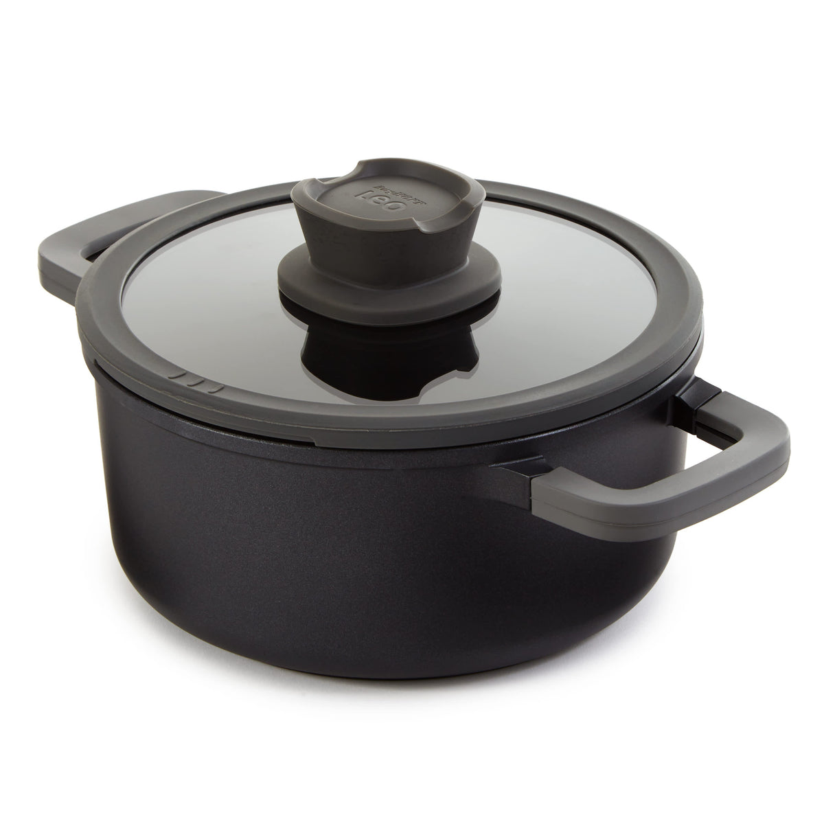 BergHOFF Leo Stone+ Nonstick Ceramic 8" Stockpot 3qt., Recycled