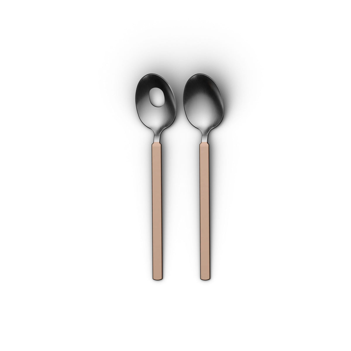 BergHOFF 2Pc Stainless Steel Salad Serving Utensils Duo, Gold