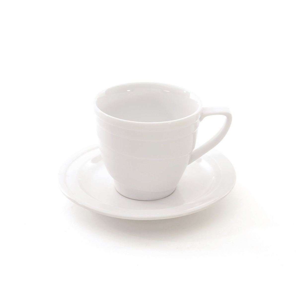 BergHOFF Essentials 8.6oz. Porcelain Teacup and Saucer, Hotel