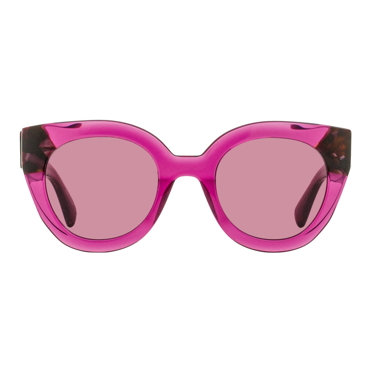 Longchamp Sculpted Oval Sunglasses LO750S 654 Cyclamen 49mm