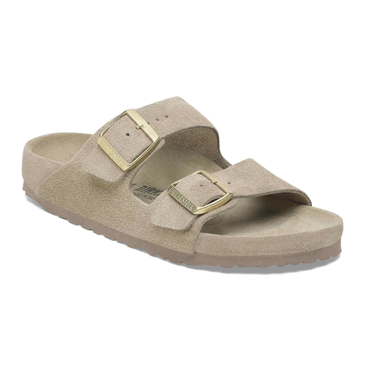 Birkenstock Arizona Suede Leather Taupe Sandals