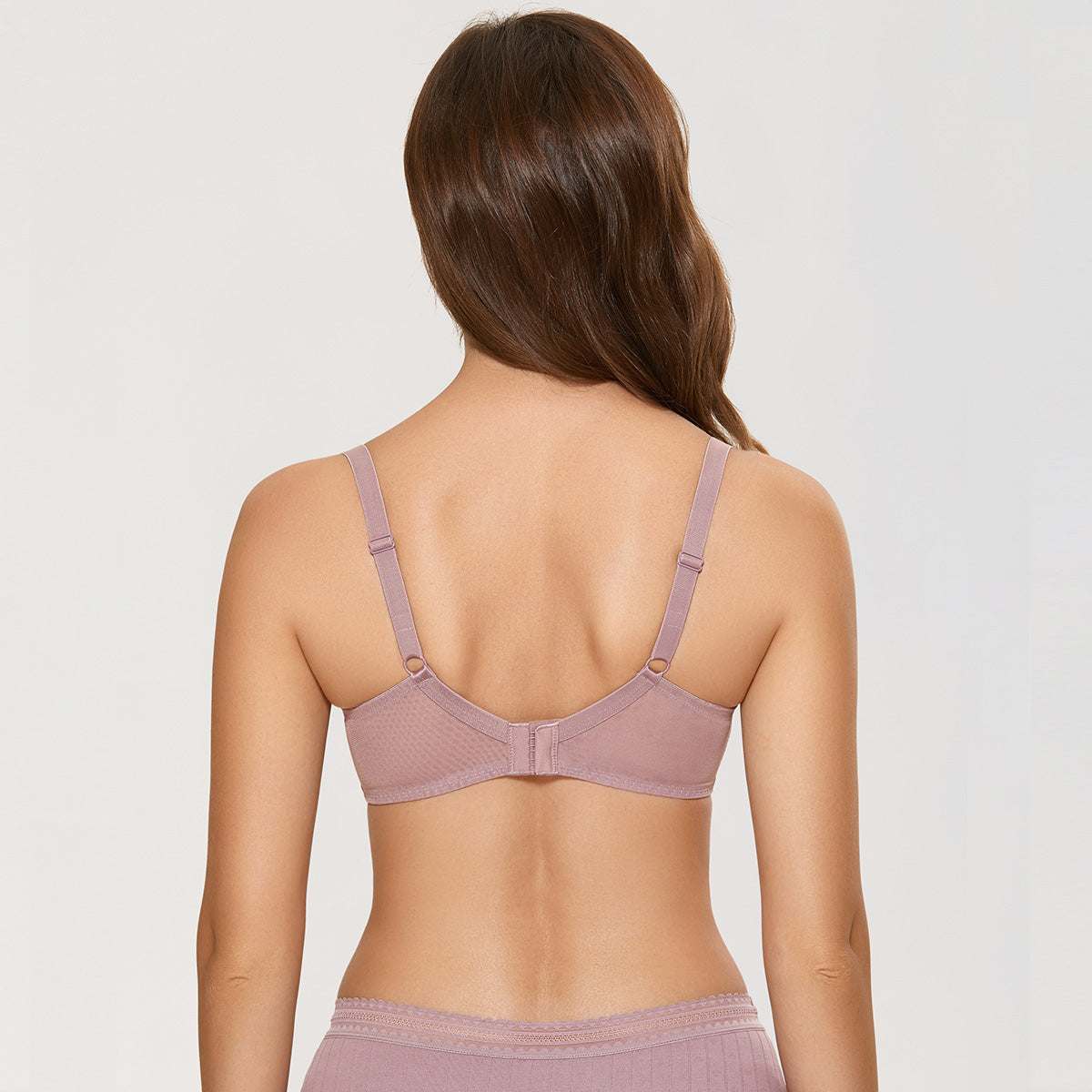 Sheer Lace Full Coverage Minimizer Underwire Bra