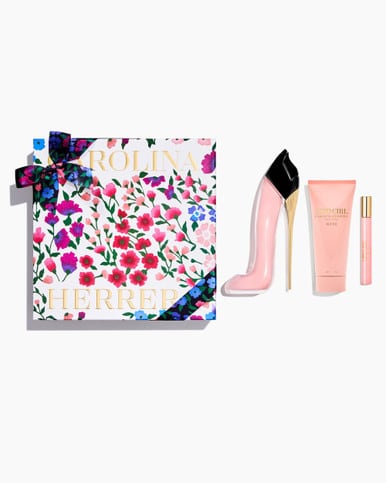 Carolina Herrera Good Girl Blush 3 Pcs Set: 2.7 Eau De Parfum Spray + 0.34 Eau De Parfum Spray + 3.4 Body Lotion