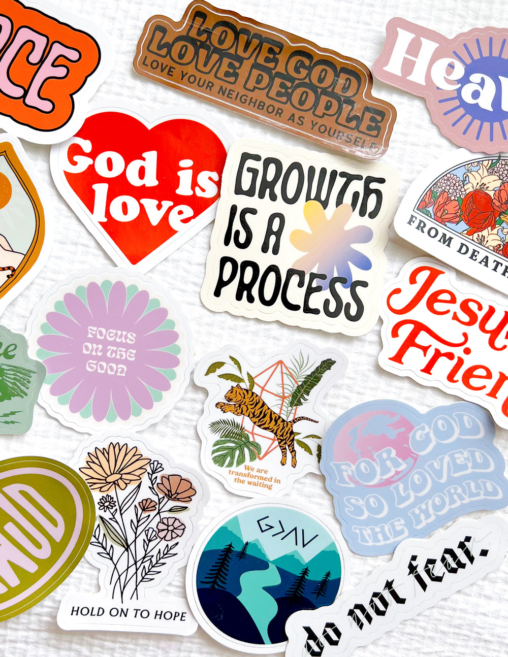 Elevated Faith Mystery Sticker 4-Pack