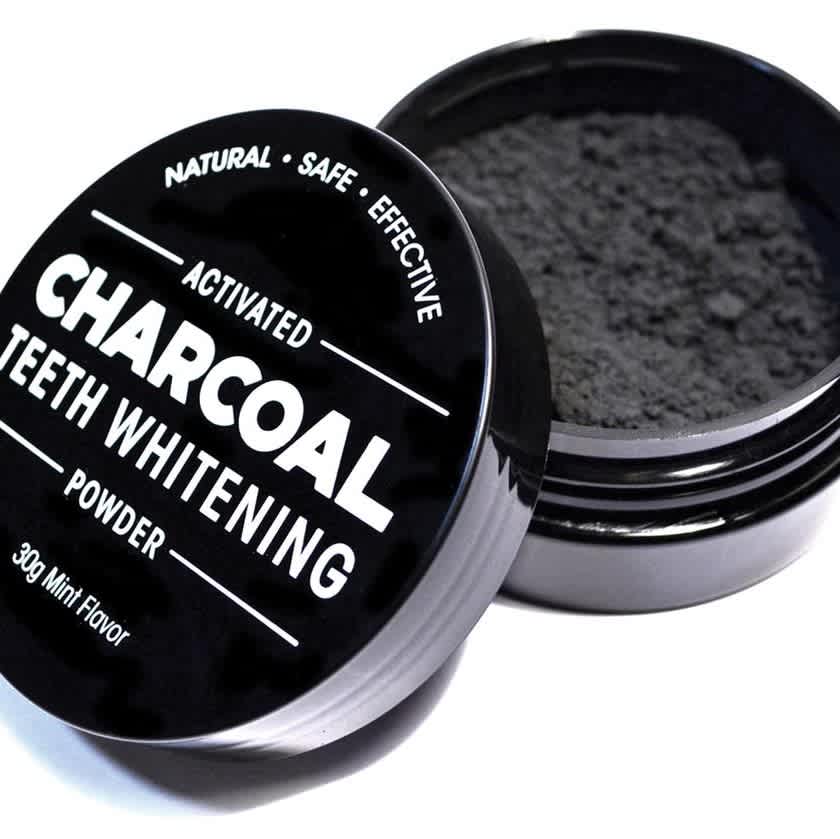 All-Natural Charcoal Teeth Whitening Powder
