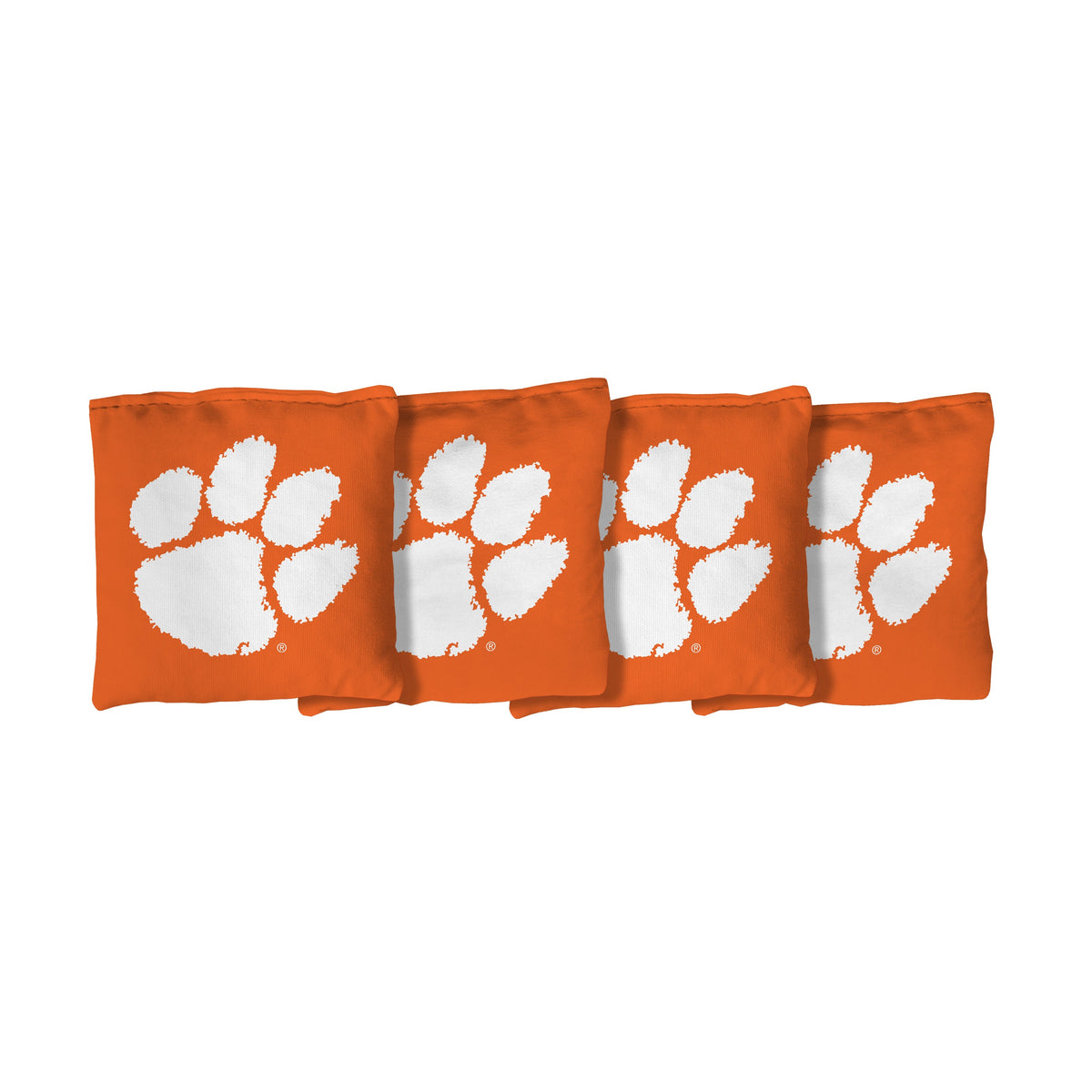 Clemson Tigers Corn-Filled Cornhole Bags (4-Pack)