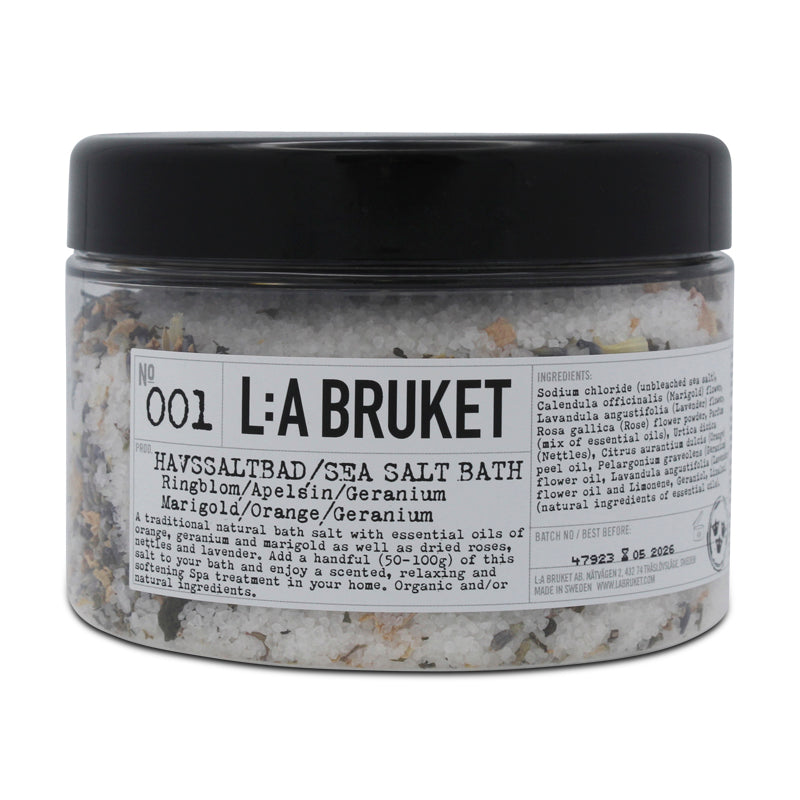 Sea Salt Body Scrub Bath Salt 450g L:A Bruket No.001