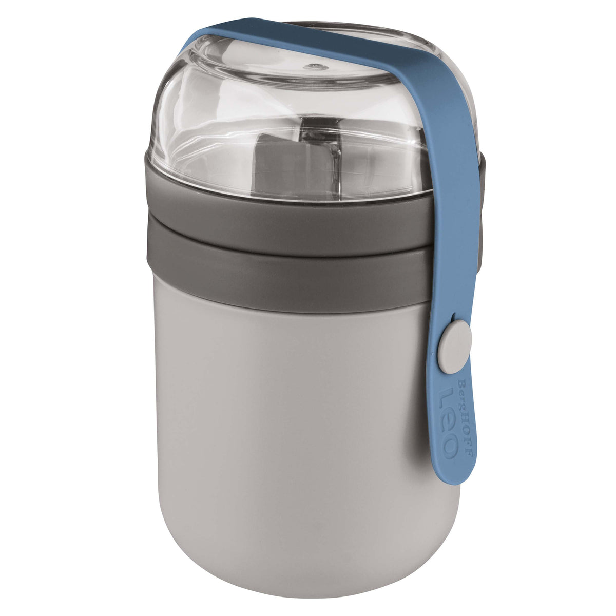 BergHOFF Leo 0.7qt Dual Lunch Pot, Gray & Blue