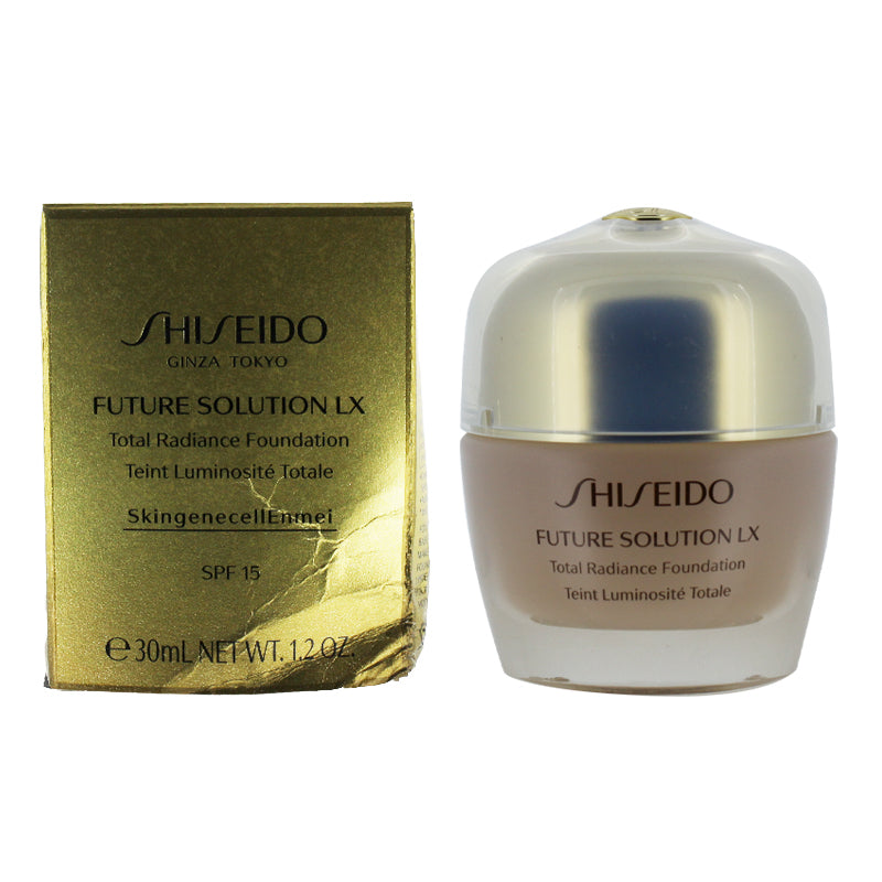 Shiseido Foundation Rose 3 Total Radiance SPF 15 30ml (Blemished Box)