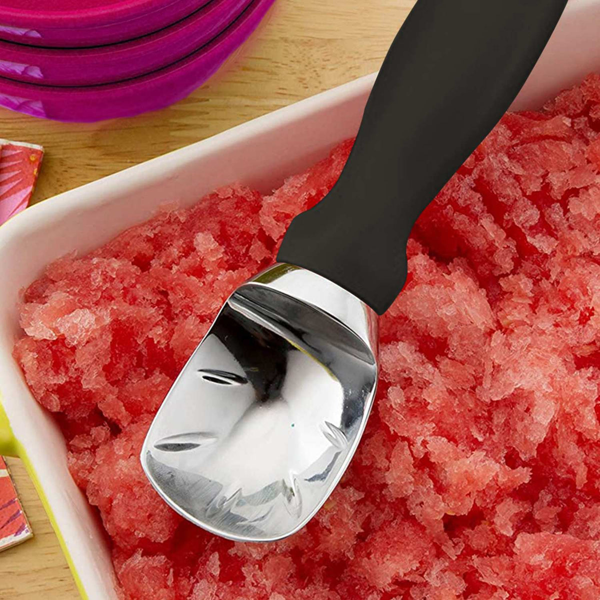 1947Kitchen Premium Ice-Cream Scooper with Comfortable Grip Handle