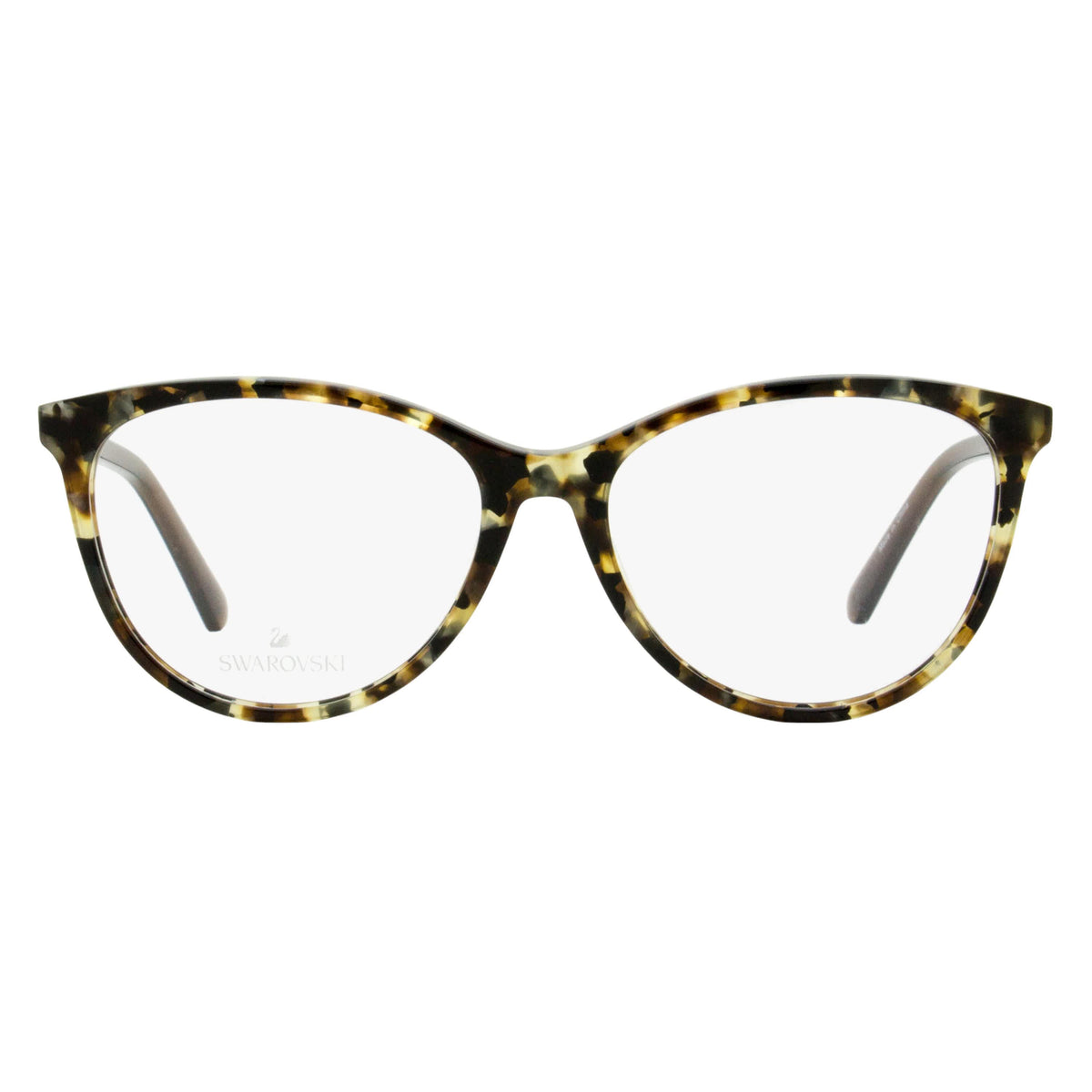 Swarovski Oval Eyeglasses SK5396 055 Colored Havana 52mm