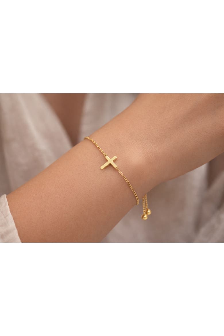 Adjustable Cross Bracelet