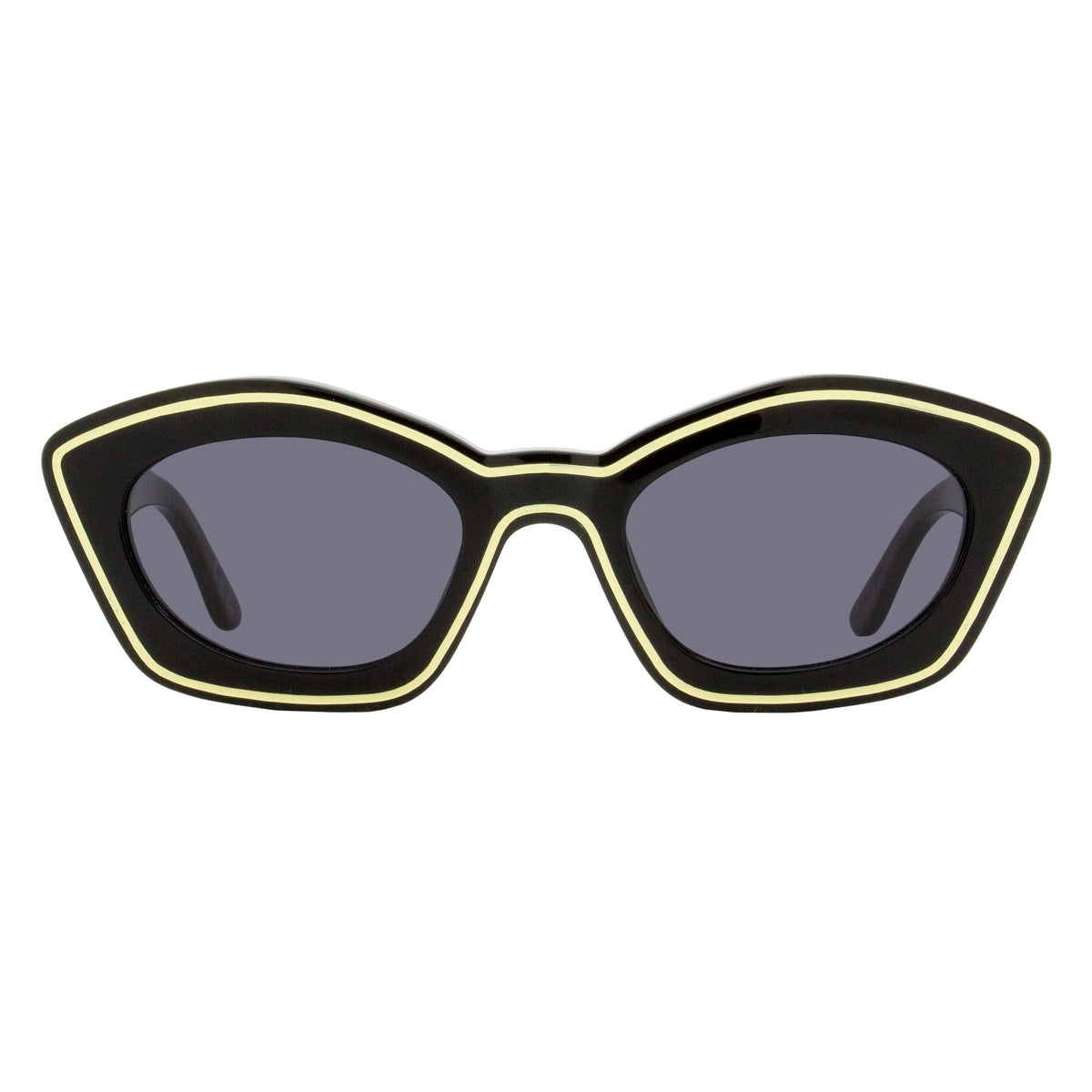Marni Cat Eye Sunglasses Kea Island EWS Black 53mm