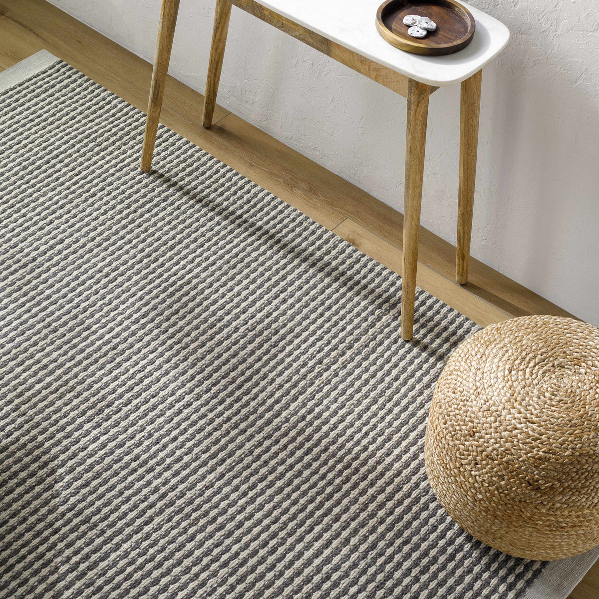 Black Emlen Area Rug - Clearance