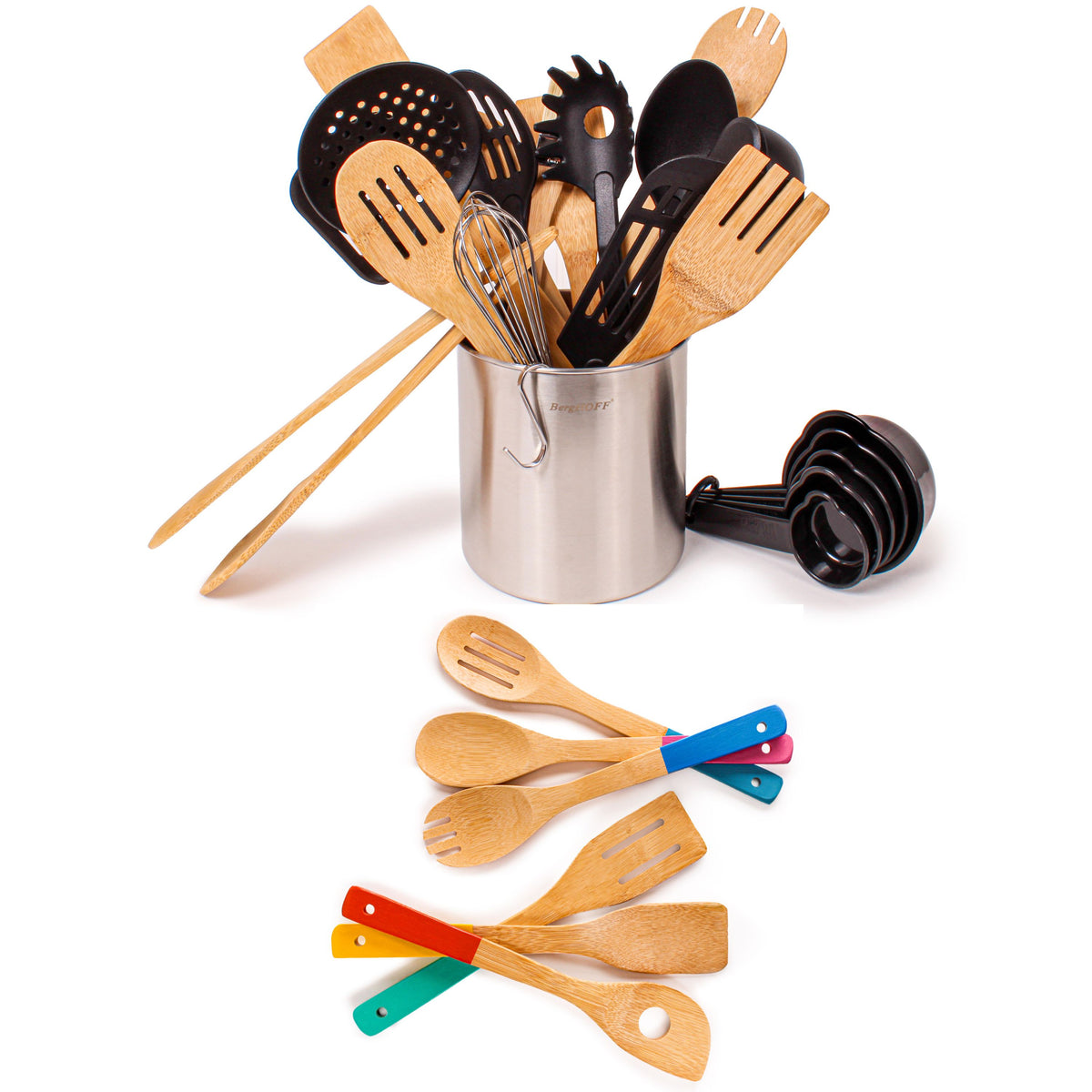 BergHOFF Studio 29pc Nylon and Bamboo Tool Set