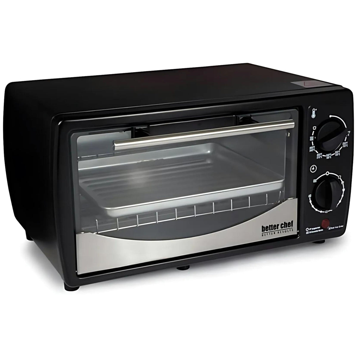 Better Chef 9-Liter Toaster Oven Broiler W/Stainless Front Panel