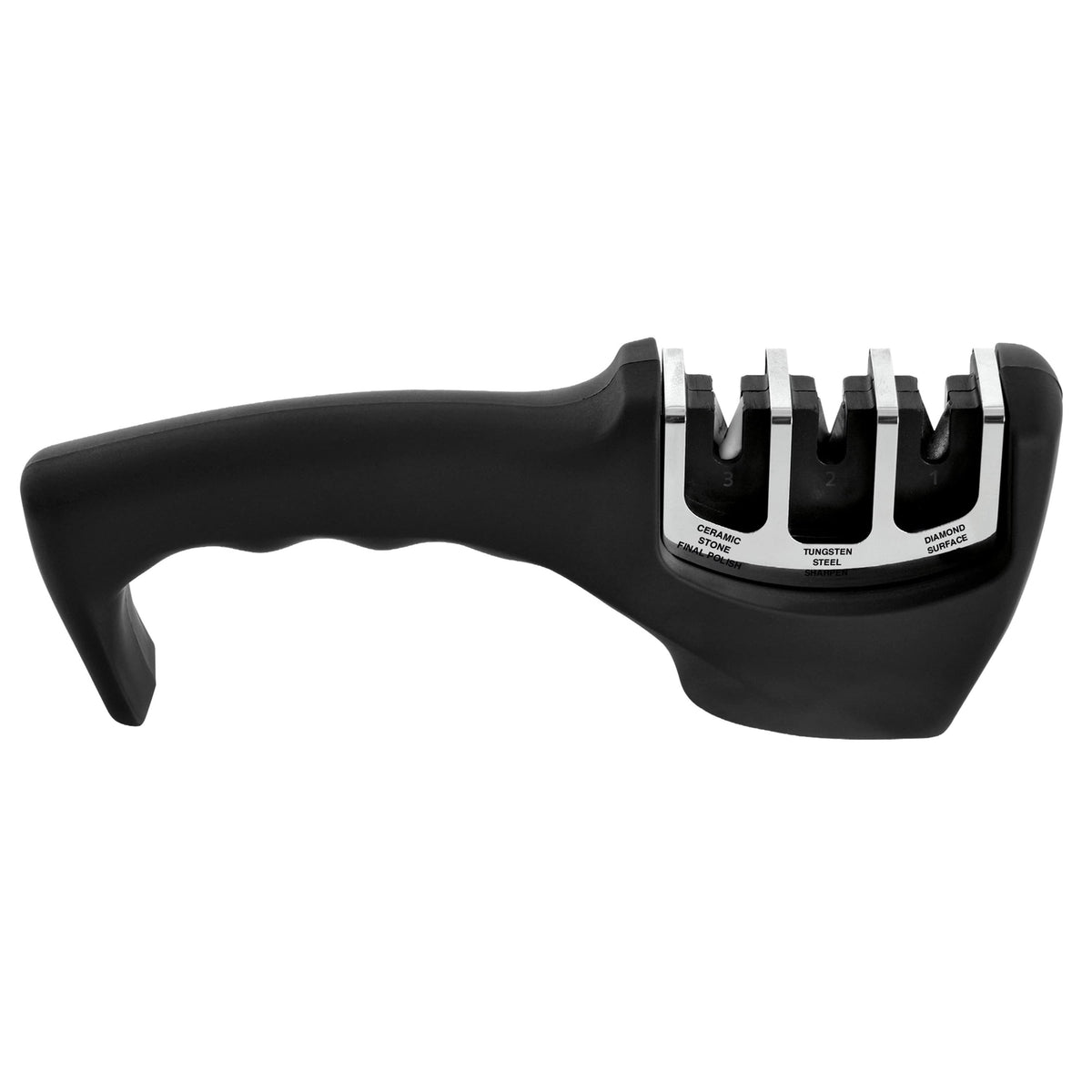 BergHOFF Essentials 3-in-1 ABS Sharpener, Black