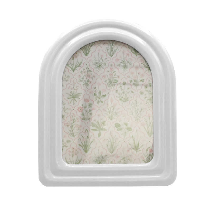Arched White Picture Frame