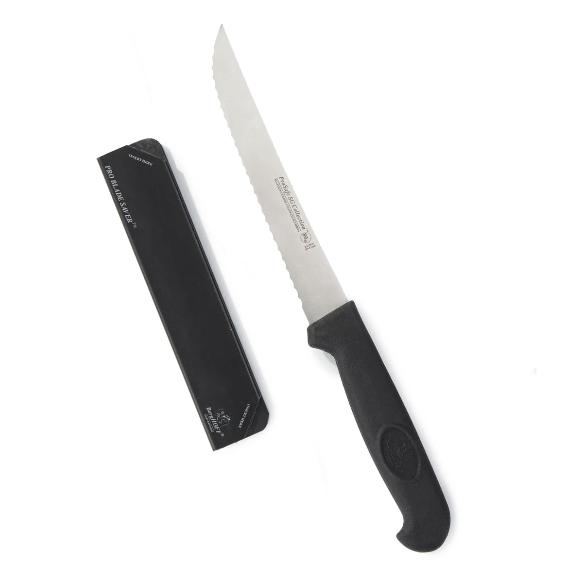 BergHOFF Soft Grip 6" Stainless Steel Scalloped Utility Knife