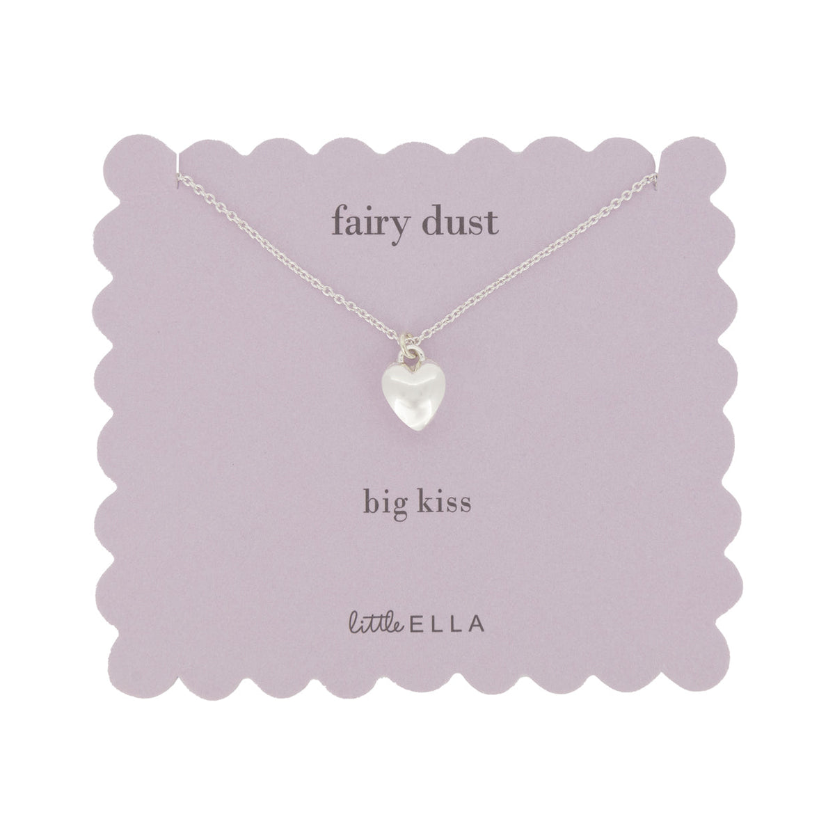 Estella Bartlett Fairy Dust Heart Necklace and Bracelet