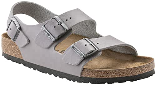 Birkenstock Milano Natural Leather Stone Coin