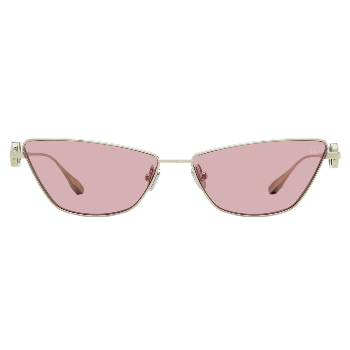 Valentino V-Logo Sign Sunglasses VLS-135 C Silver 61mm