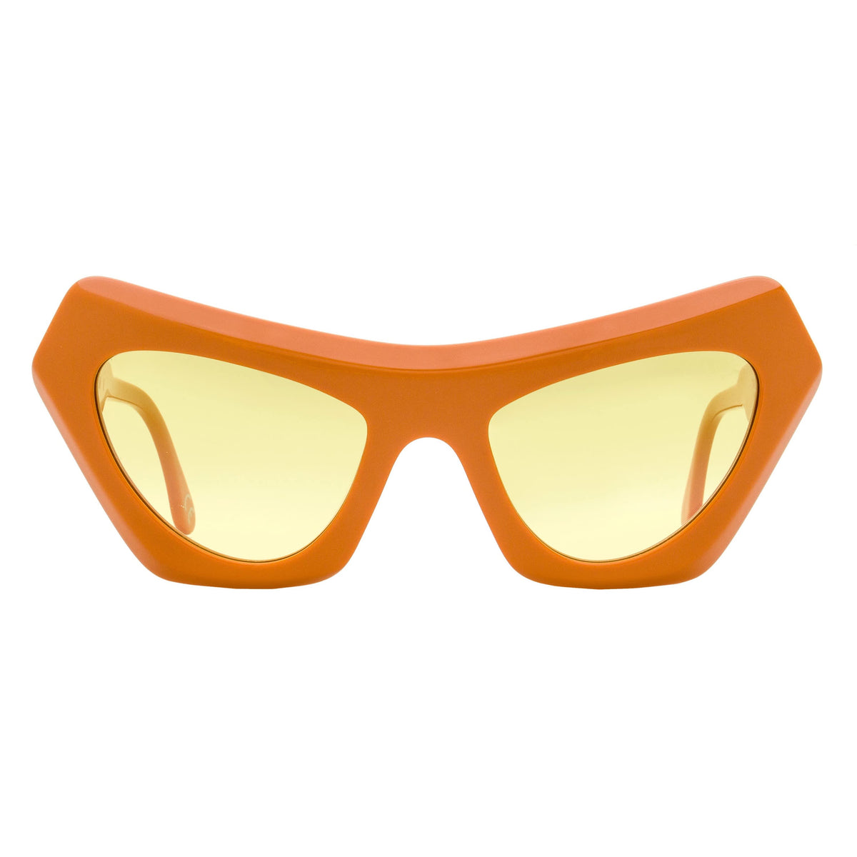 Marni Cat Eye Sunglasses Devil's Pool 7AF Orange 56mm