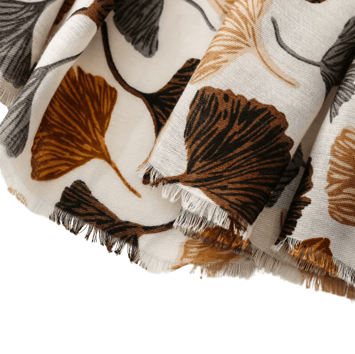 Autumnal Botanical Print Scarf
