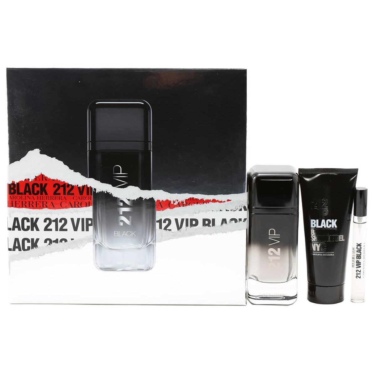 Carolina Herrera 212 Vip Black 3 Pc Set