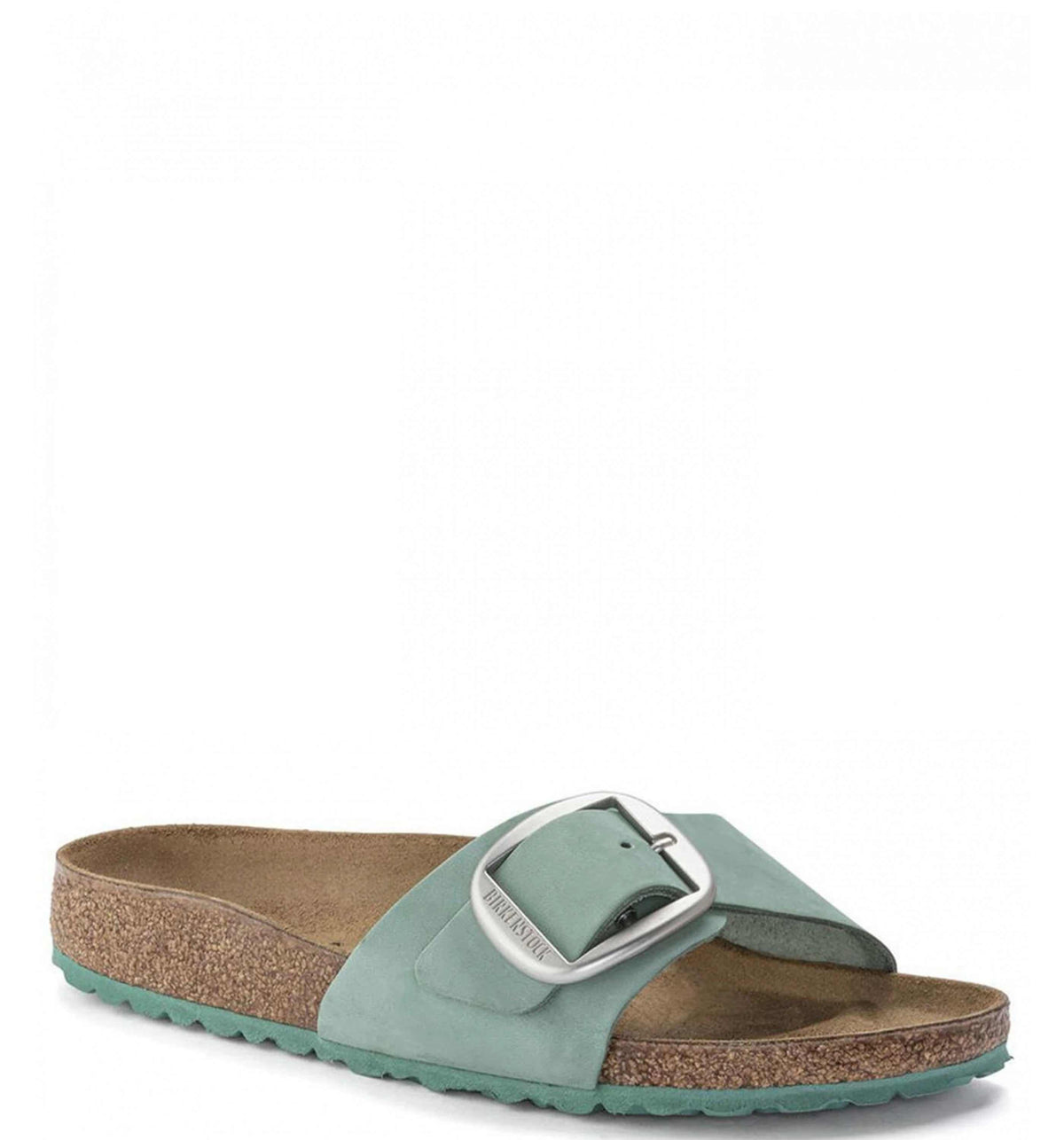 Birkenstock Madrid Big Buckle Nubuk Leather Beryl