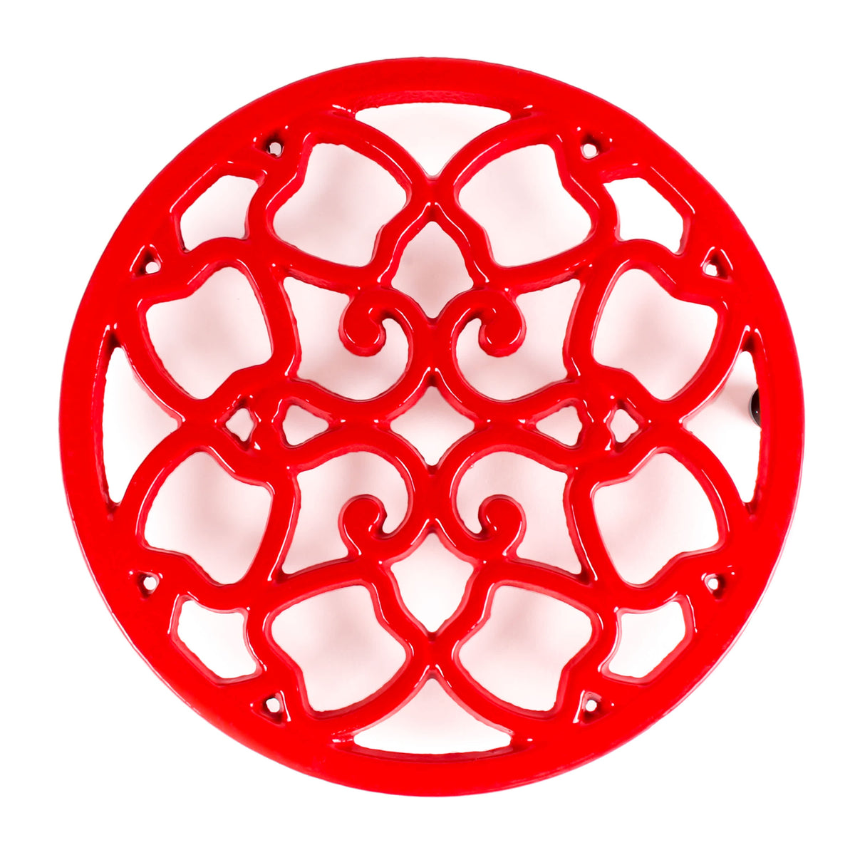BergHOFF Neo Cast Iron Apple Trivet 7.5", Red