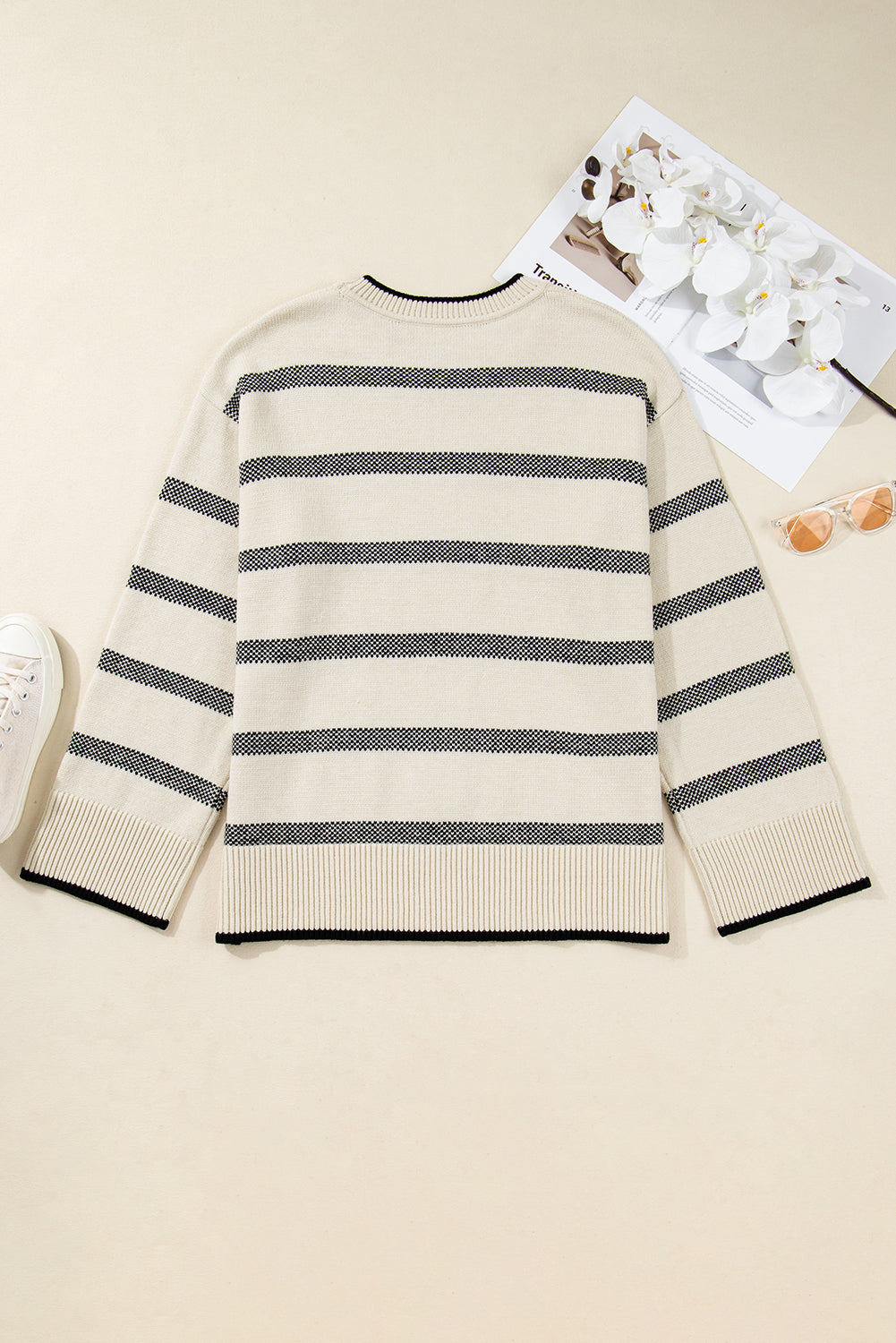 Threaded Pear Amelia Sleeve Drop Shoulder PLUS Sweater