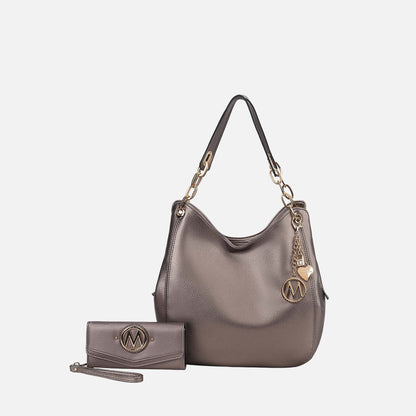 Ashley Hobo Bag and Wallet Set