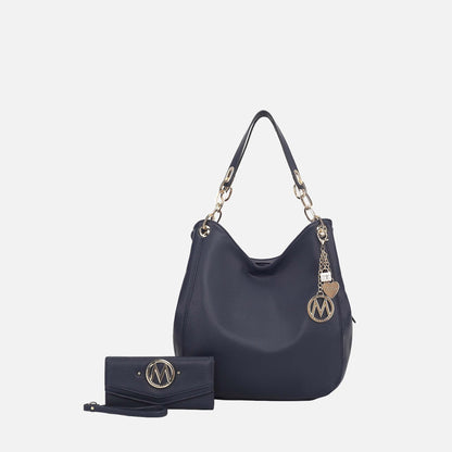 Ashley Hobo Bag and Wallet Set