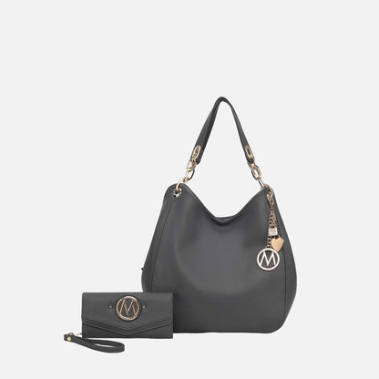 Ashley Hobo Bag and Wallet Set