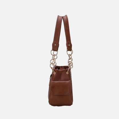 Alaina Printed Flag Shoulder Bag
