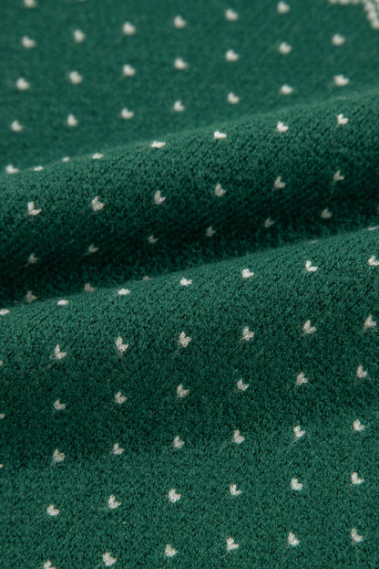 Threaded Pear Abigail Pattern Drop Shoulder Sweater