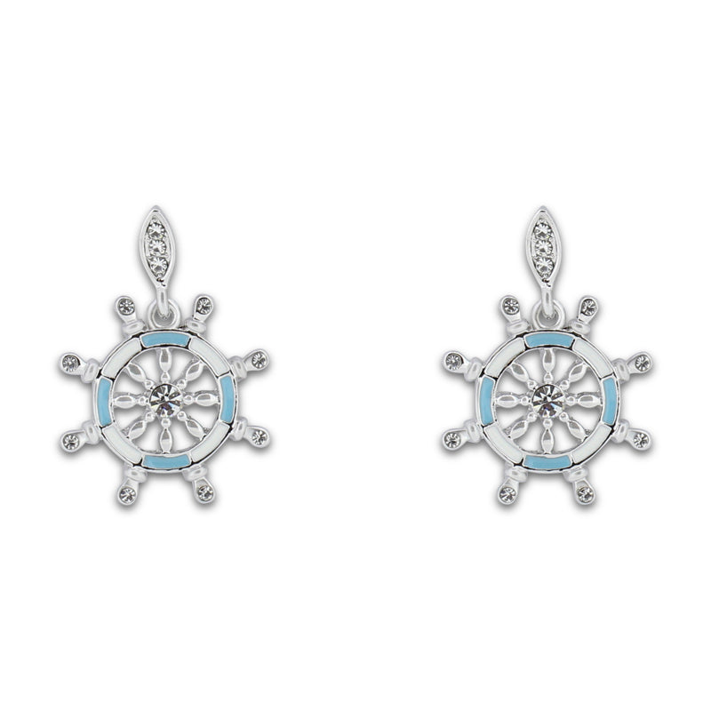 Wheel Earrings Silver Khloelle LC0070799