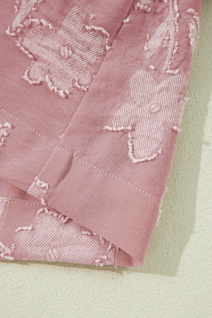 Threaded Pear Miracle Surplice Tiered Ruffled PLUS Dress