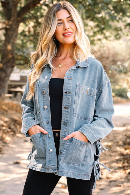 Threaded Pear Harper Up Boyfriend Style Jacket