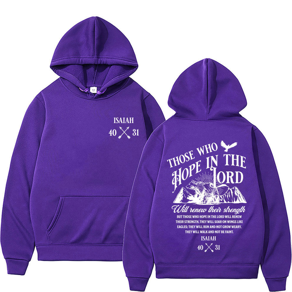 Christian Jesus Letters Print Hoodie | Faith-Based Graphic Sweatshirt for Men & Women | Inspirational Gospel Streetwear | Oversized Religious Pullover Hoodie