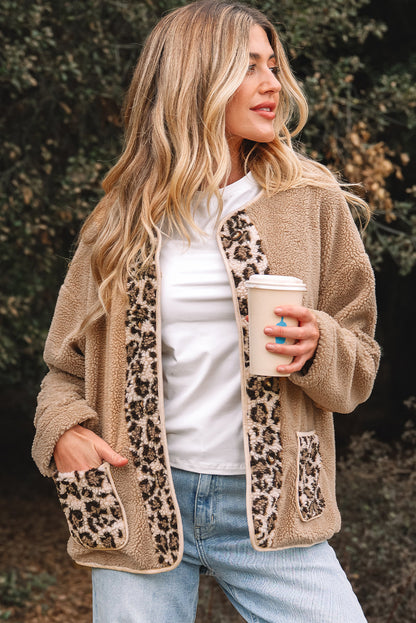 Threaded Pear Renaona Print accent Plush Jacket