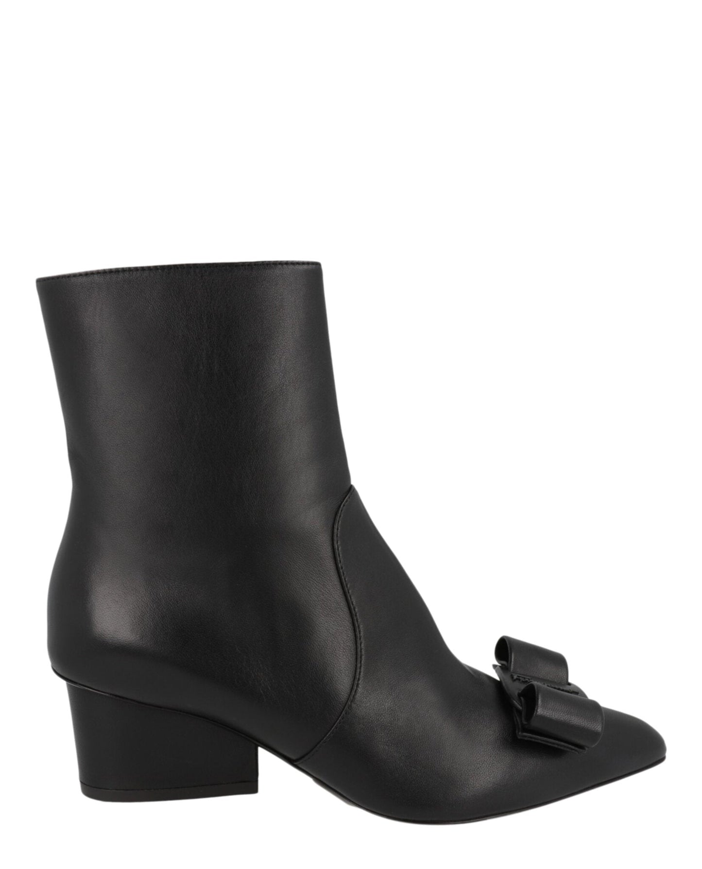 Ferragamo Vince Leather Booties