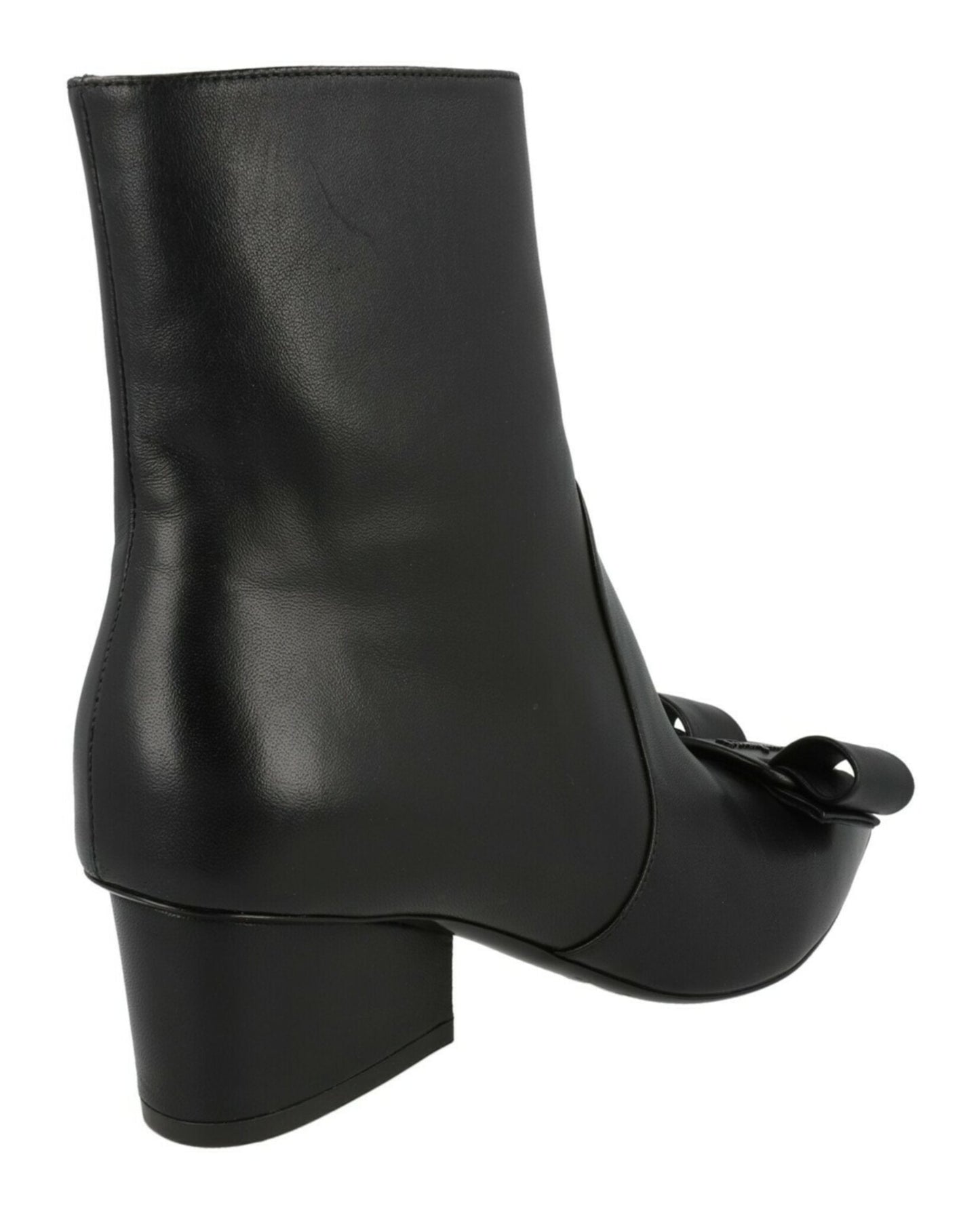 Ferragamo Vince Leather Booties
