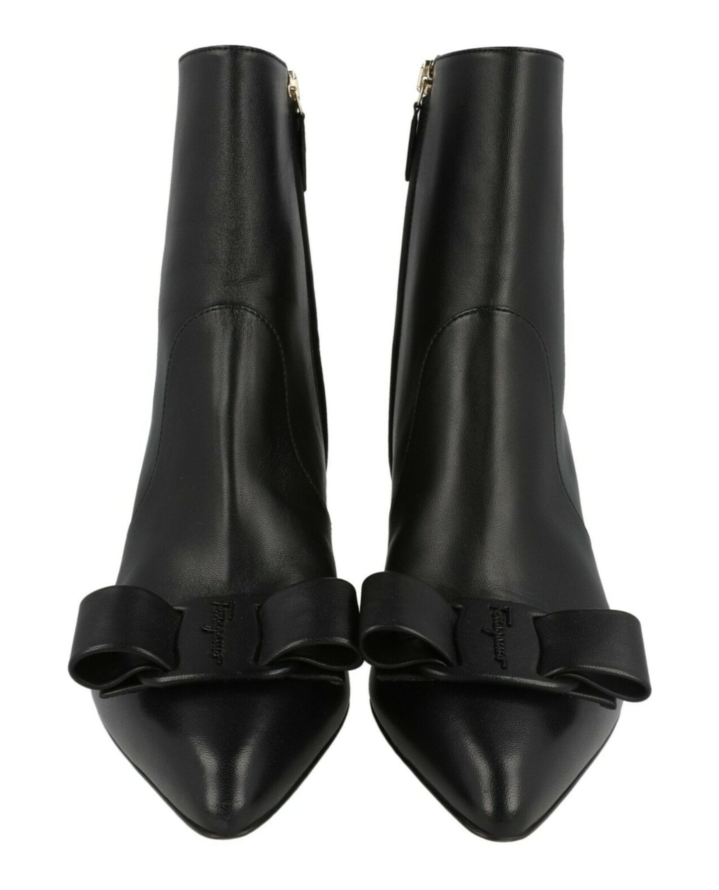 Ferragamo Vince Leather Booties