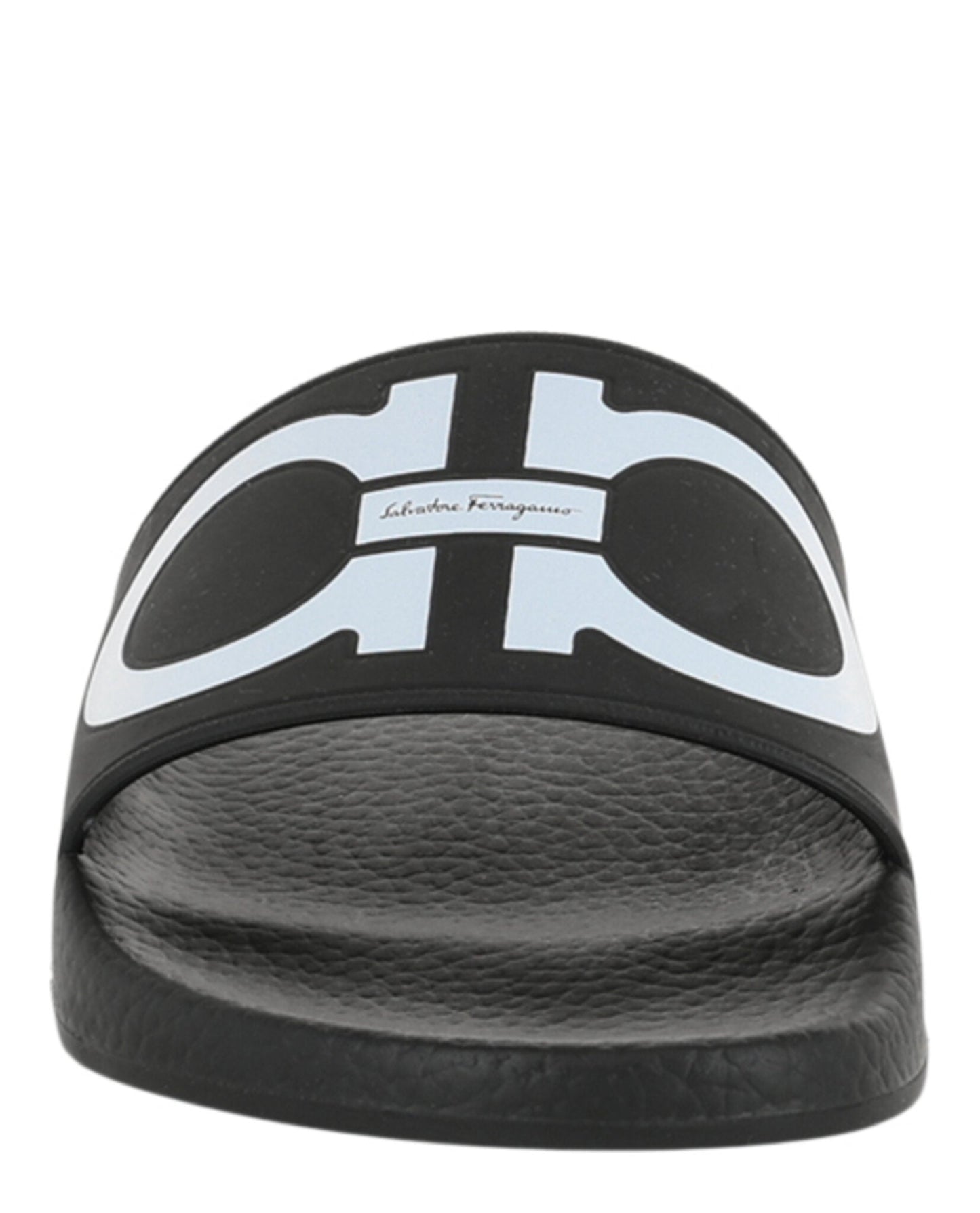Ferragamo Groovy Dual Gancini Slides