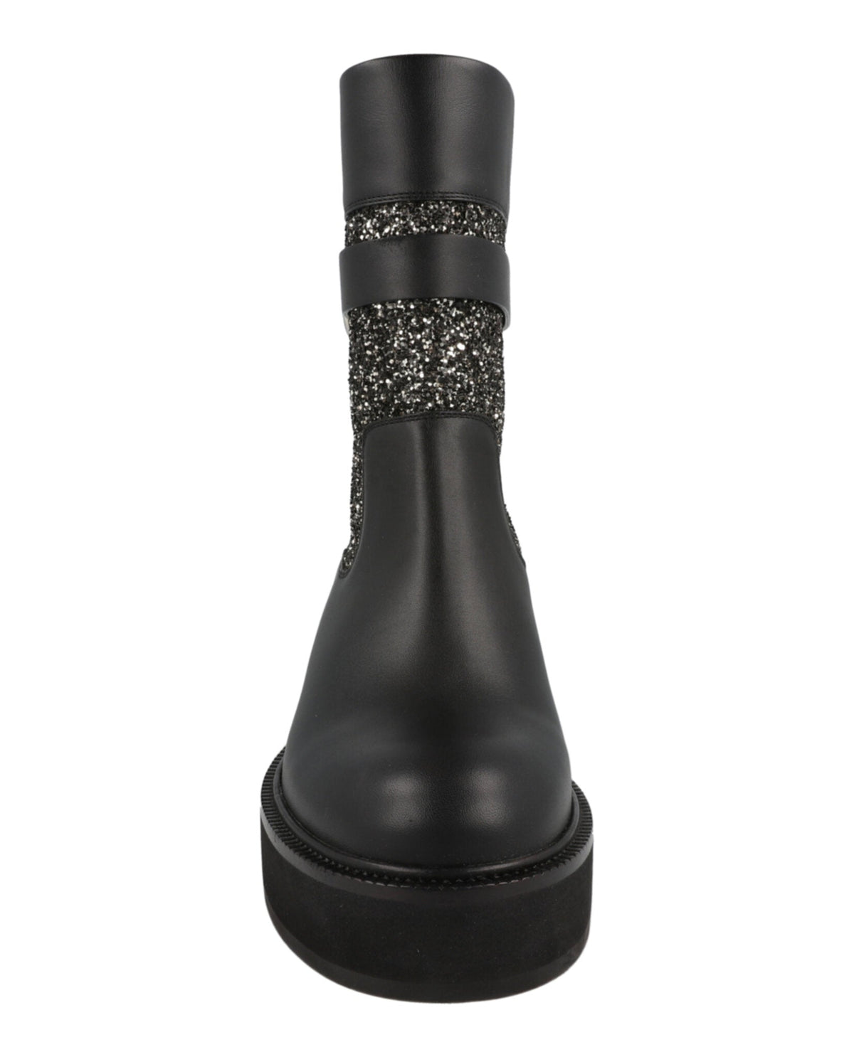 Ferragamo Ean Glitter Ankle Boots