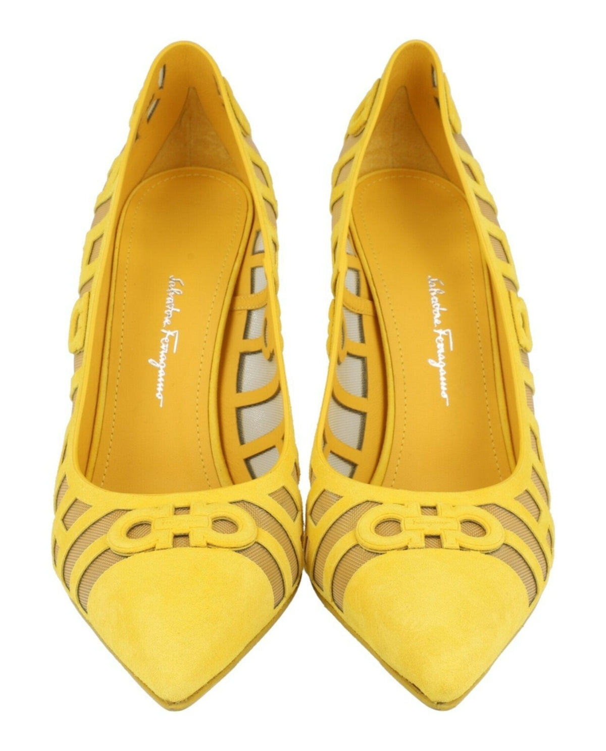 Ferragamo Florise X5 Suede Pumps