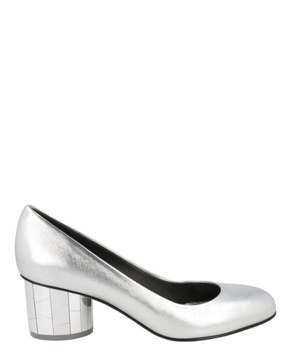 Ferragamo Farrah Metallic Leather Pumps